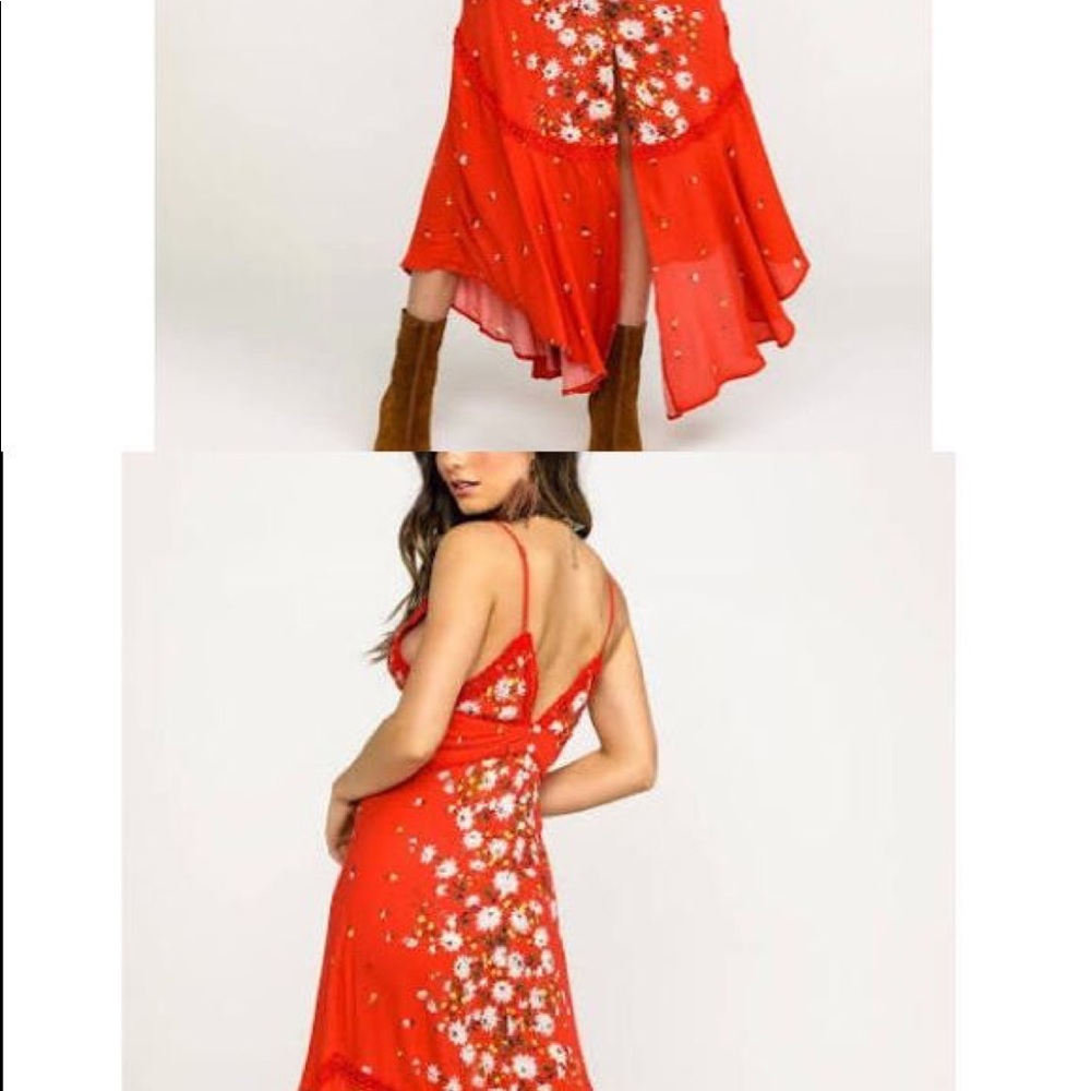 Free People Rome Red Combo Maxi - Picture 2 of 6